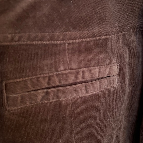 Faded Glory Women’s Plus Brown Corduroy Blazer Jacket 18W/20W - Picture 6 of 7